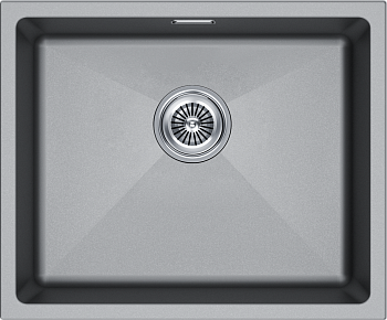 Кухонная мойка Paulmark LUMI 55UNI LU55-GRM 45х55 цвет серый